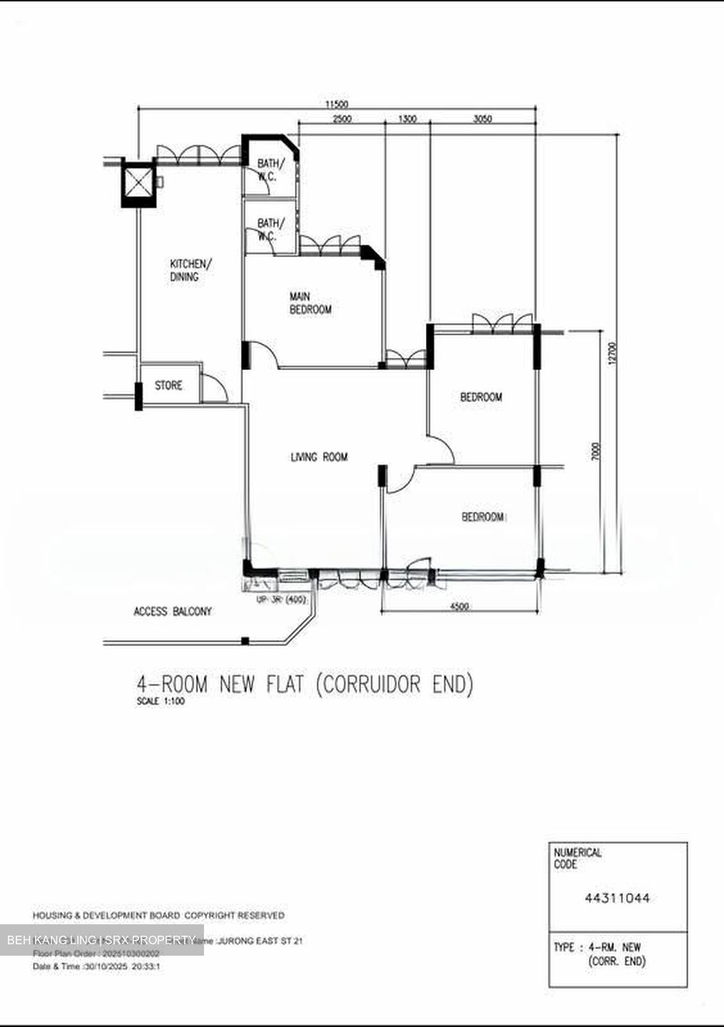 Blk 208 Jurong East Street 21 (Jurong East), HDB 4 Rooms #570606071